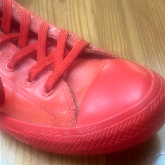 Converse Orange rubber boots High-Top Sneakers with Monochromatic Design - Picture 11 of 13